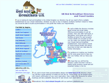 Tablet Screenshot of bedandbreakfasts-uk.co.uk